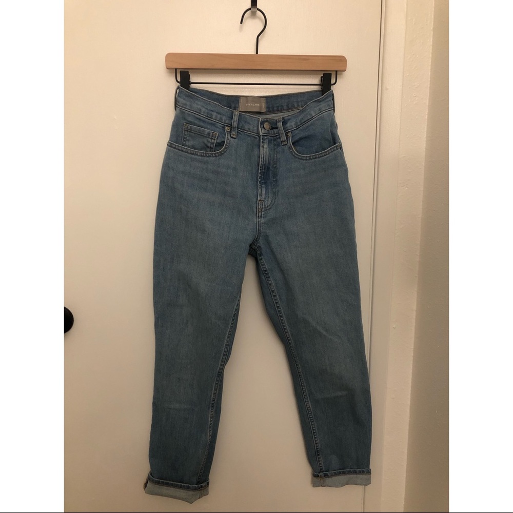 Everlane Cheeky Straight Jean Sky Blue 26 Ankle